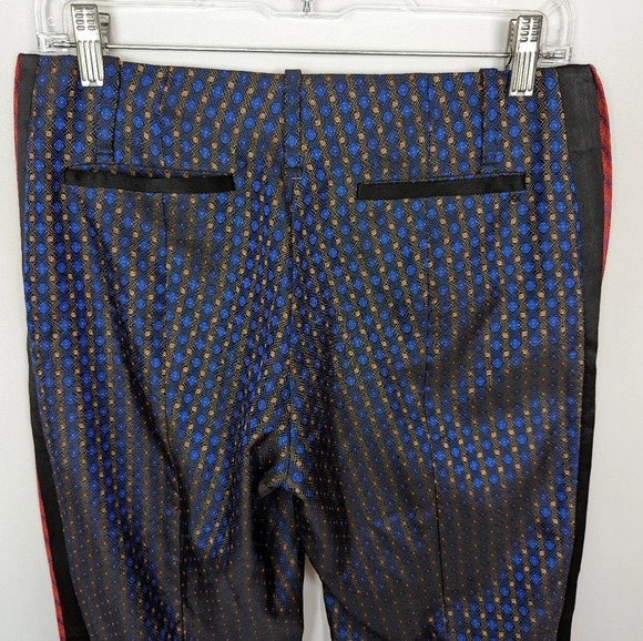 NWT ELIZABETH AND JAMES 2 Printed Jacquard Dion Slim Cropped Pants Trousers $430 - Picture 11 of 14